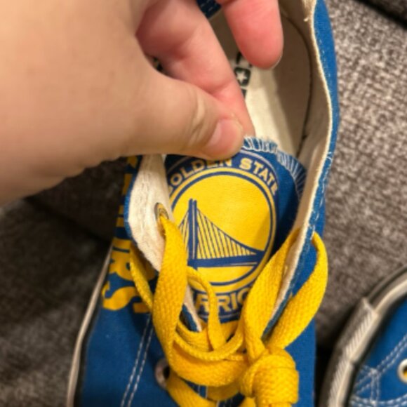 Converse Blue Chuck Taylor Golden State Warriors Sneakers Size Men 7 Women 9 - Picture 5 of 5